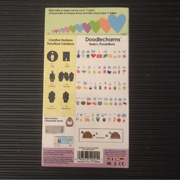 Cricut DOODLECHARMS shapes - Picture 3 of 14